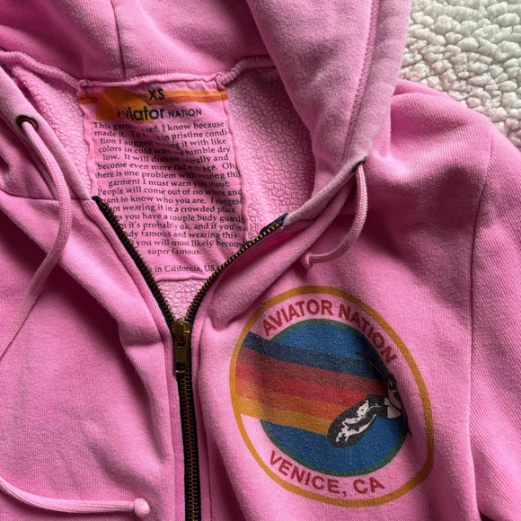 Aviator nation pink jacket - Picture 2 of 4
